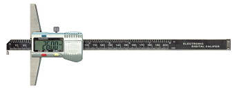 数显单沟头深度游标卡尺