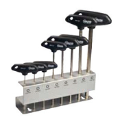 T型内六方扳手组套（带插架）