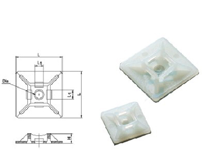 粘式束带固定座