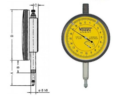 车间检验千分表